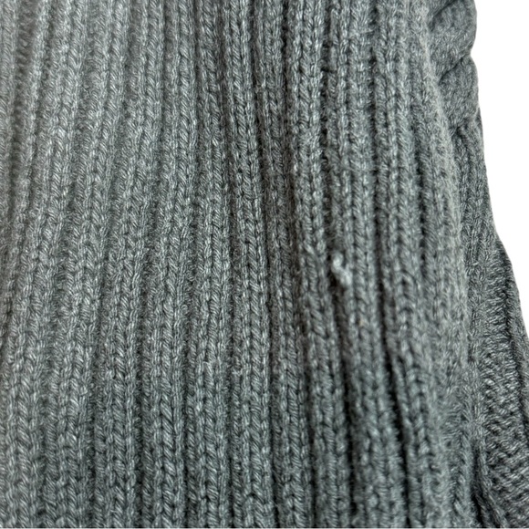 Lauren Ralph Lauren Shawl Collar Cardigan Belted Gray Cable Knit Womens L Cozy - Picture 12 of 12